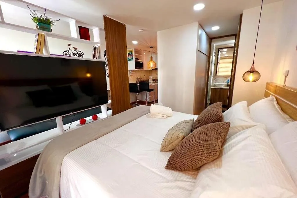Bogota Downtown, Candelaria Loft, Monserrate View! location